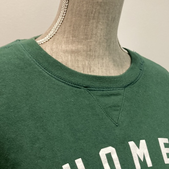 Peace Collective Green HOME IS TORONTO Long Sleeve Crewneck Sweatshirt XL - Picture 4 of 8